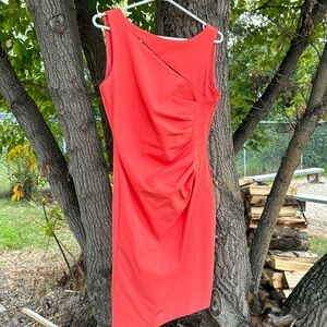 Le Chateau soft orange dress size small